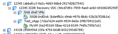 Shell VM in the vSphere Client
